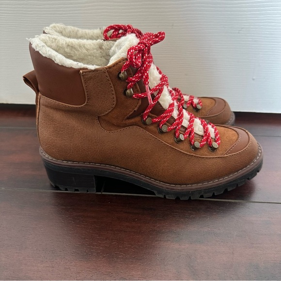 Size 8 Sugar Martie Women's Brown Hiking Boots - Picture 2 of 6